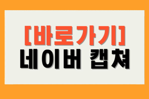 네이버 캡쳐