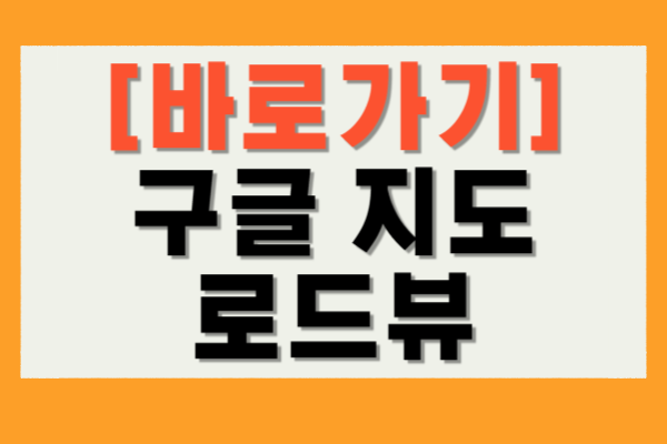 구글 지도 로드뷰