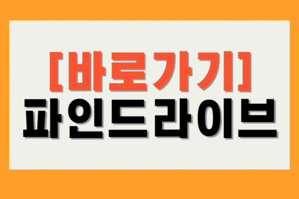 파인드라이브 네비게이션 업데이트