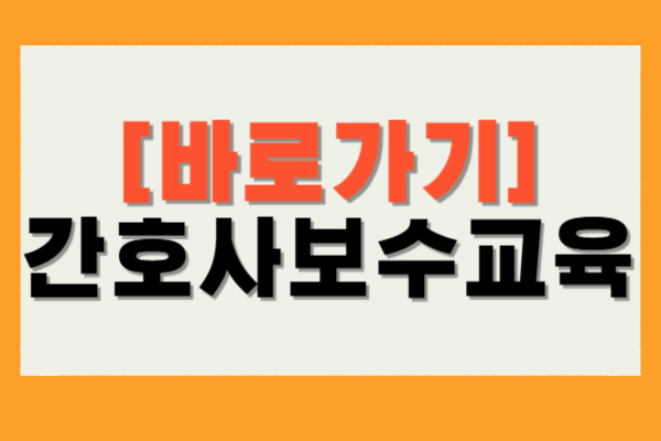 간호사 보수교육
