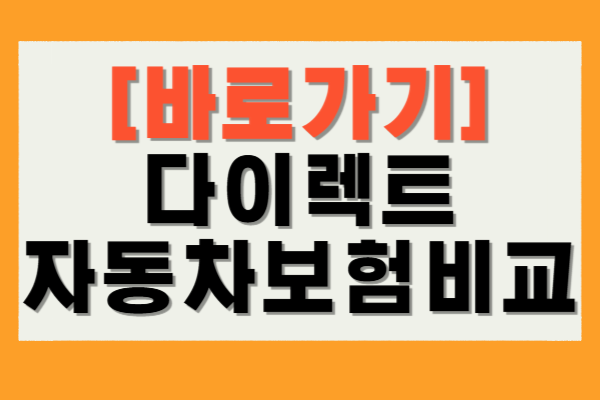 다이렉트 자동차보험