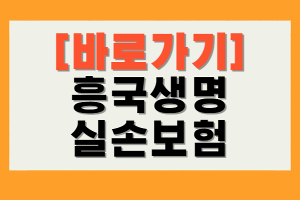 흥국생명 실손보험