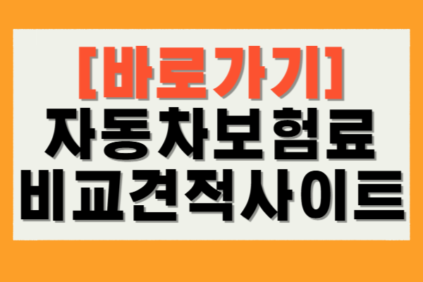 자동차보험 비교