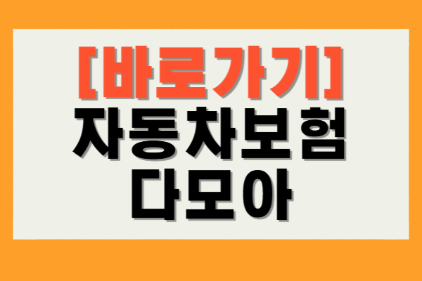 자동차보험 다모아