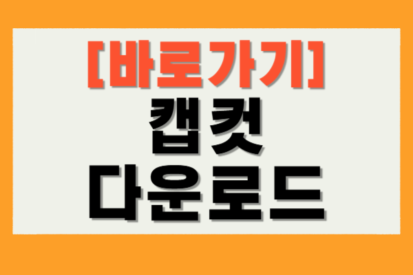 캡컷 다운로드