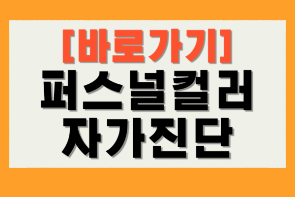 퍼스널컬러 자가진단