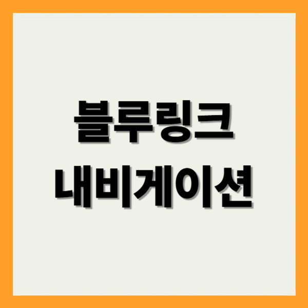 블루링크 내비게이션